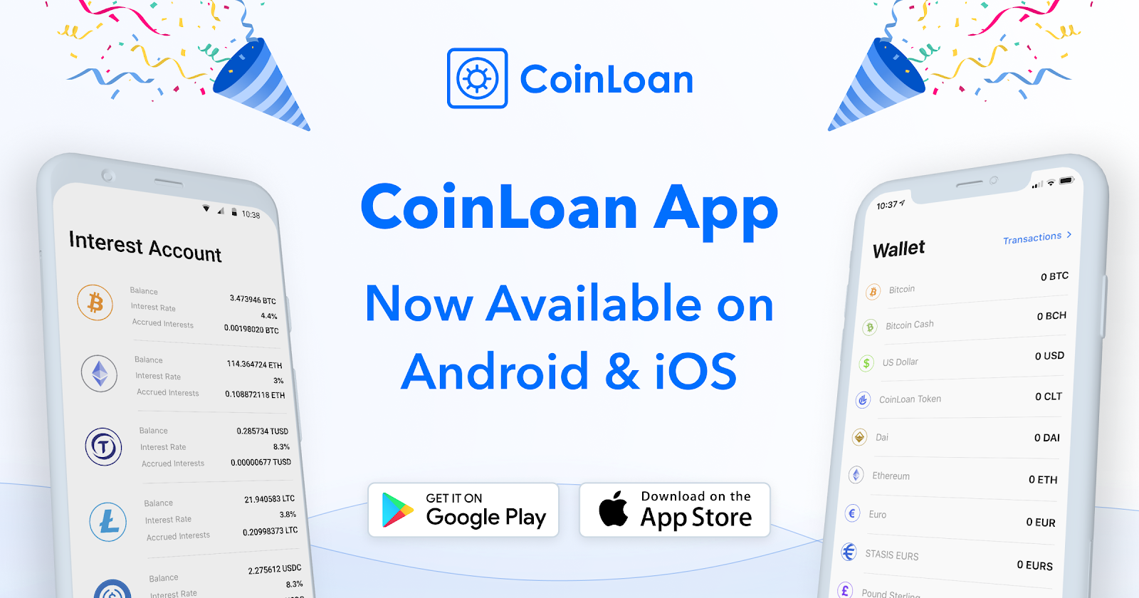 CoinLoan Brand New Mobile App Goes Live